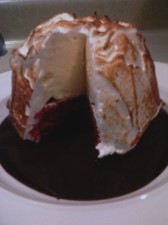 Red Velvet Baked Alaska